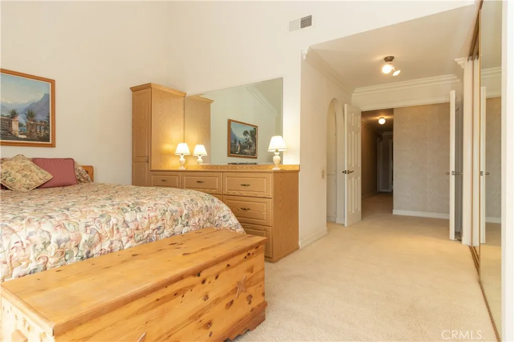Loads of closet space in the primary suite, with built-in dressers as well.