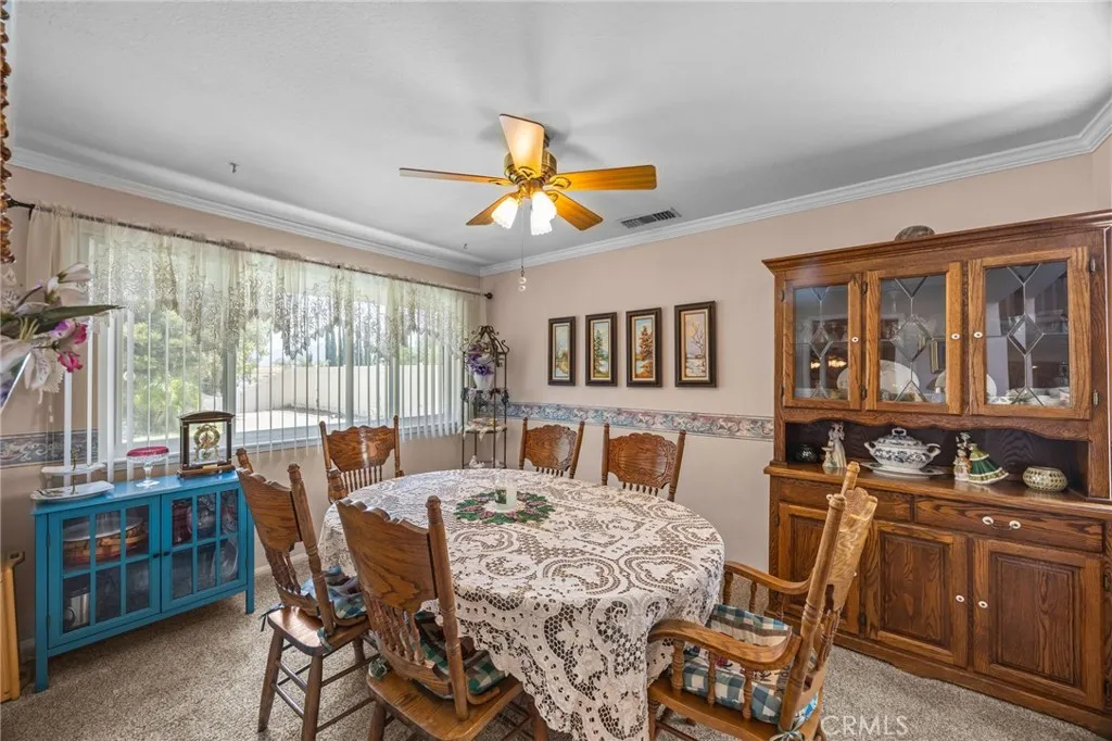 Formal dining area