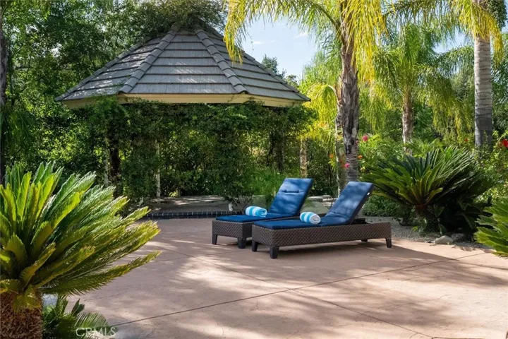 GAZEBO NEXT TO POOL