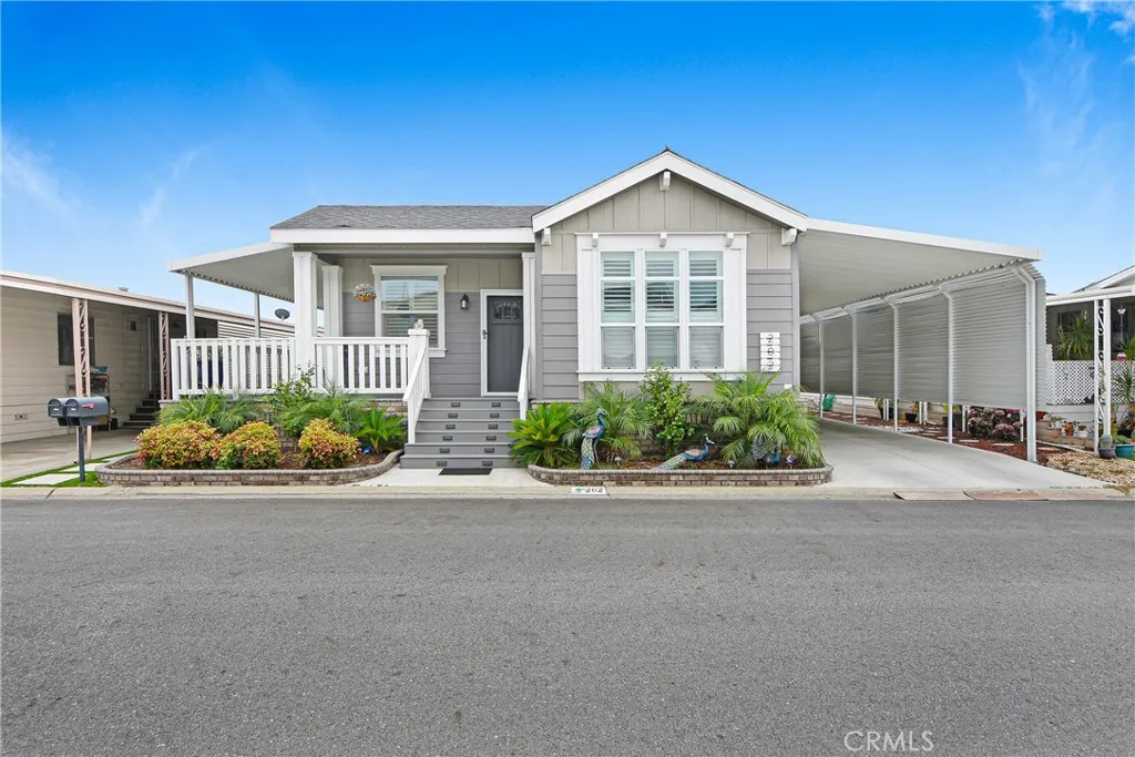 Front of home- North Facing