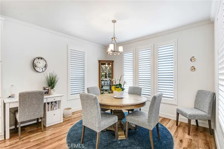 Dining area and Desk