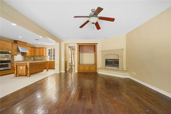 family room - kitchen - downstairs hallway view