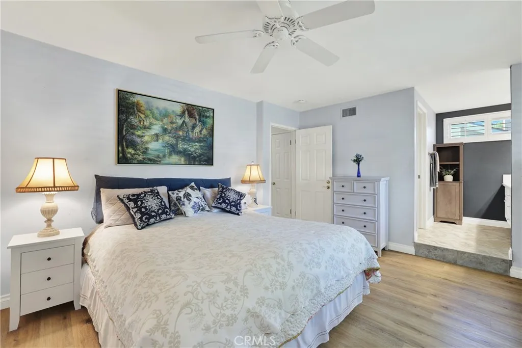 Nice size primary bedroom with ensuite bath.