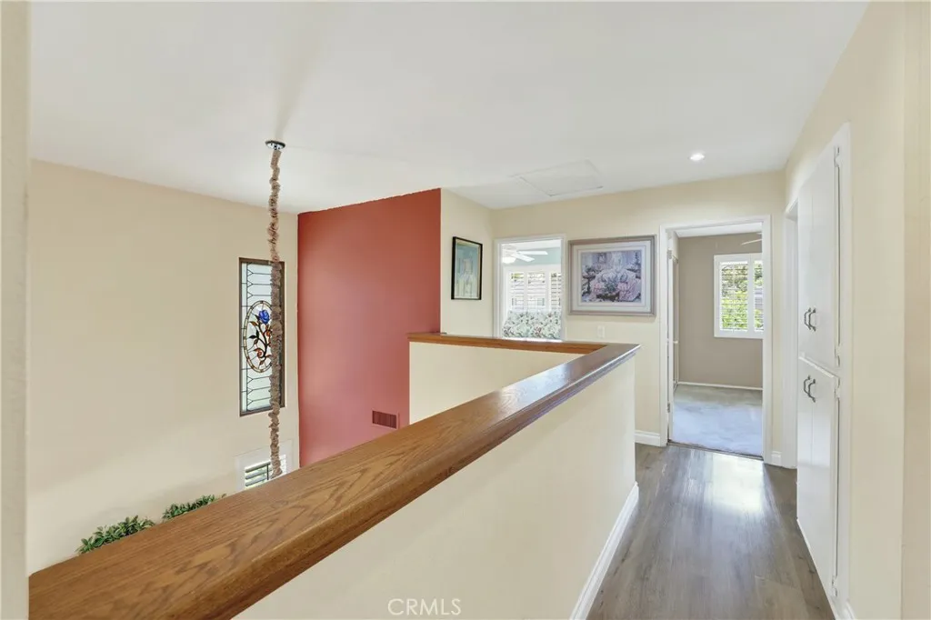 upstairs open hall way.
