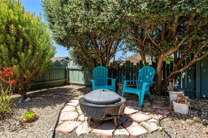 Front yard fire pit