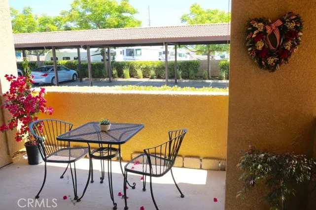 Patio area