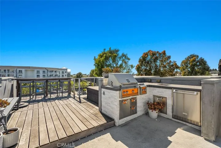 Welcome to the 700+/- sq ft rooftop terrace the spans the entire length of the home with views, views, views