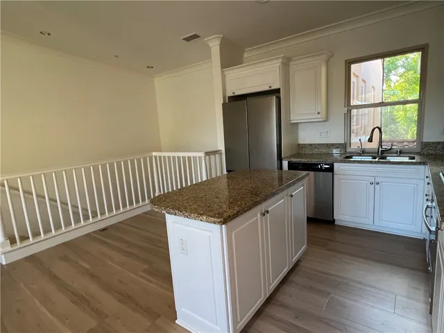 from living room to view kitchen and stairway