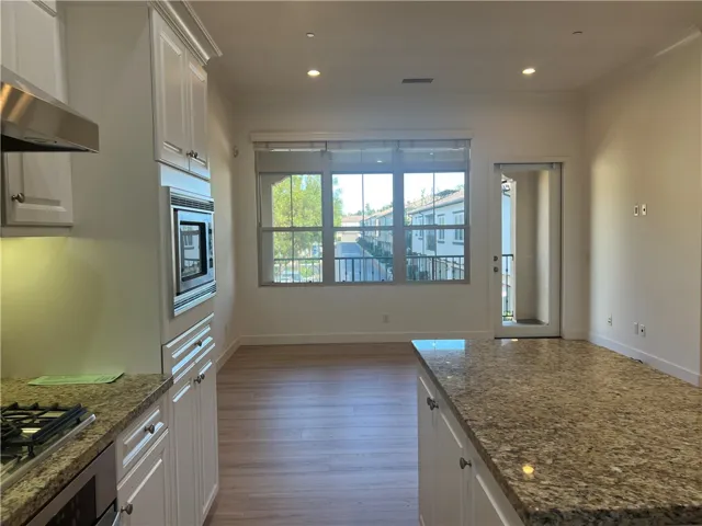 from Kitchen to view the living room and balcony
