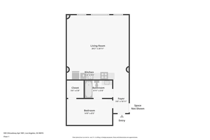 939 S Broadway #1001, Los Angeles, California 90015
