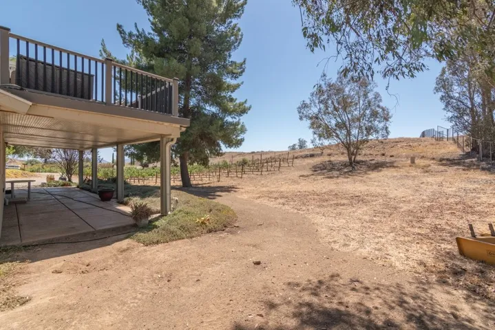 Deck to upper rental unit