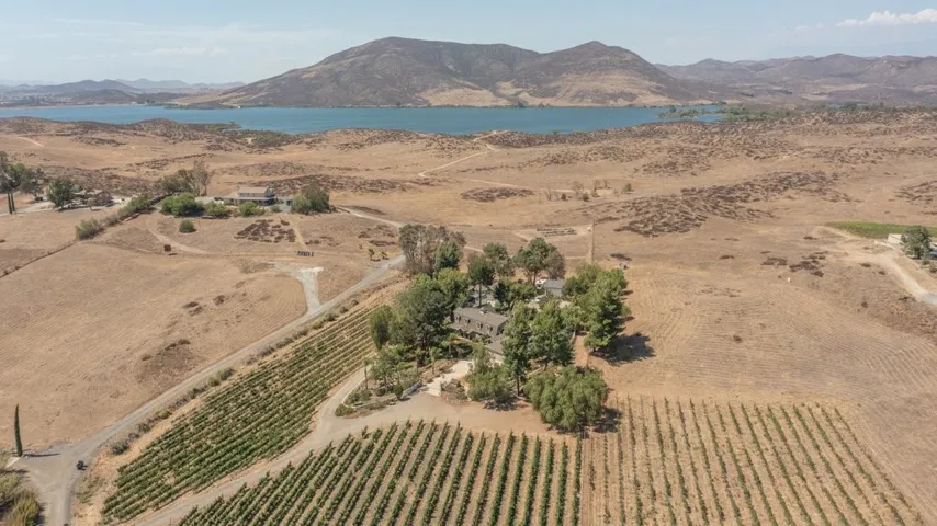 Lake skinner and vineyards