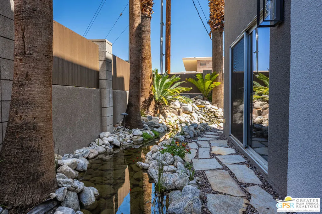 Private Rear Patio - Unit 104