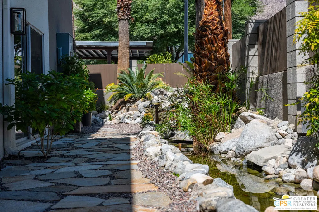 Private Rear Patio - Unit 104