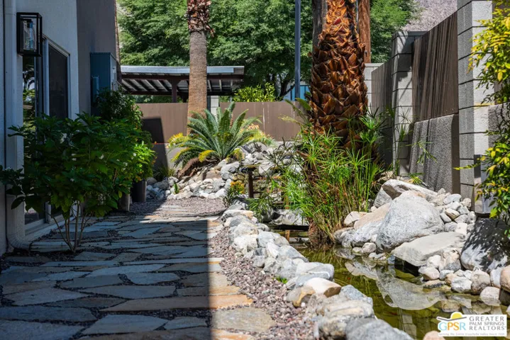 Private Rear Patio - Unit 104