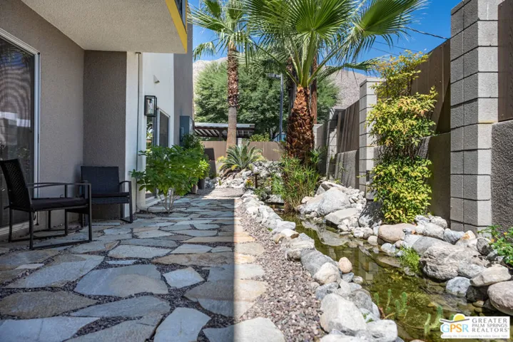 Private Rear Patio - Unit 104