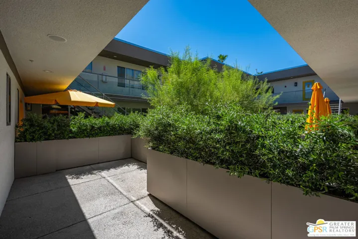 Private Front Patio - Unit 104