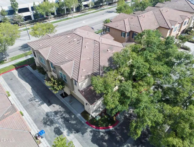 Aerial -alley view garage