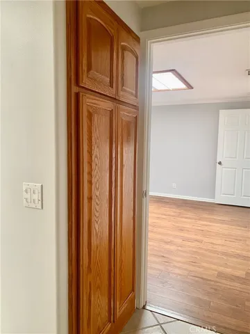 LINEN CLOSET IN THE MAIN BATHROOM