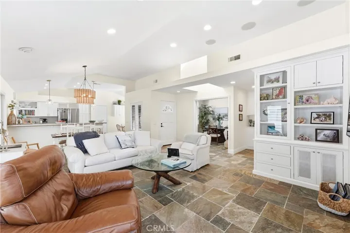 Open concept floor plan