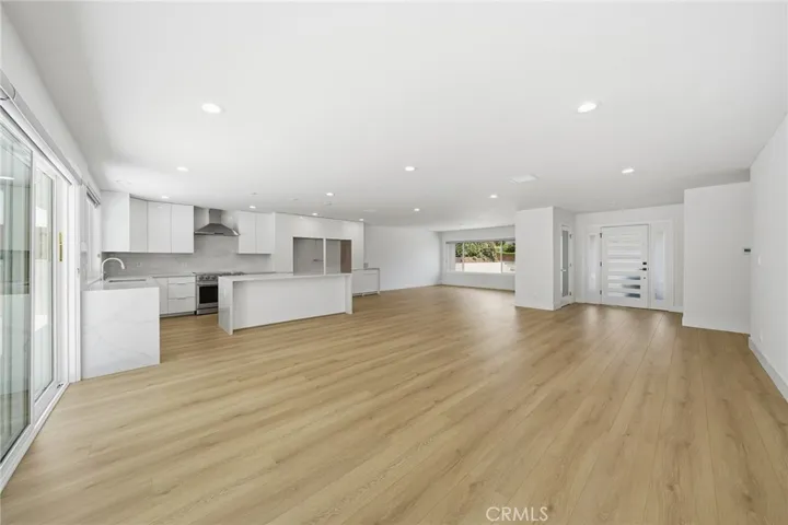 Kitchen Dining Living and Foyer