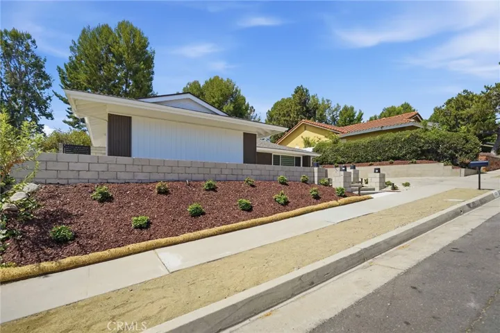 Front Garden.  The block wall, pilasters and steps will be finished with premium porcelain tile