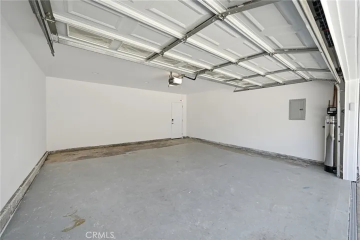 Two Car Side by Side Garage with Saltless Water Sofetner
