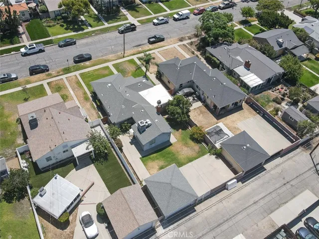 Aerial photo of the lot from the rear.