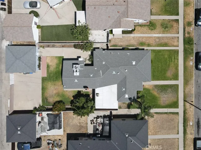 Aerial photo of the lot from above