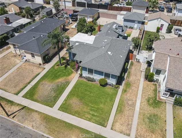 Aerial photo of the lot