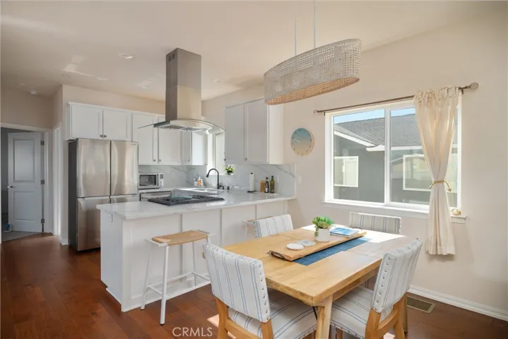Dining area with plenty of room to expand