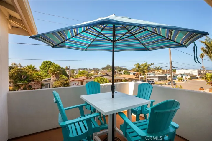 Deck off of Living Room provides an extension of living space