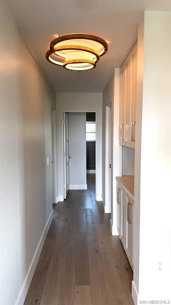 Hallway leading to bedrooms