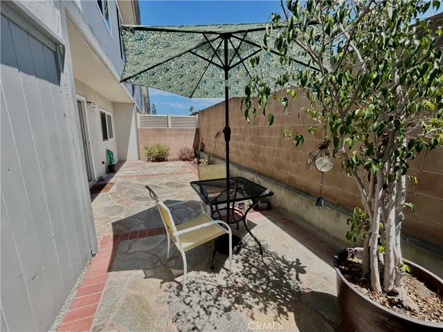 Oversized patio