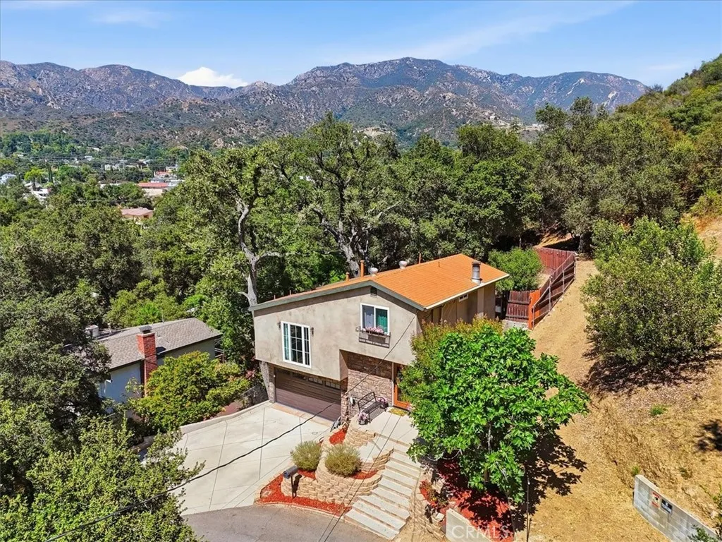 Aerial photo of house