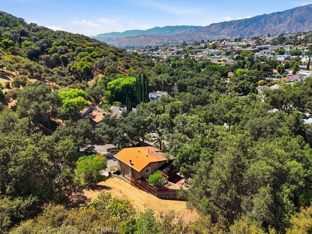 Aerial view of property