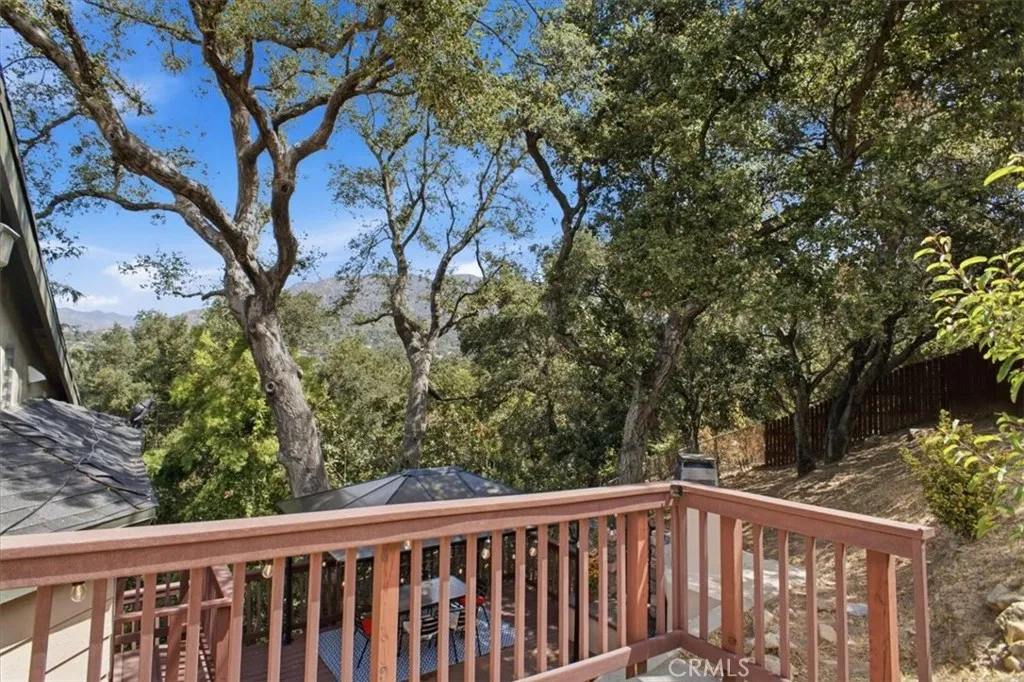 Back deck view