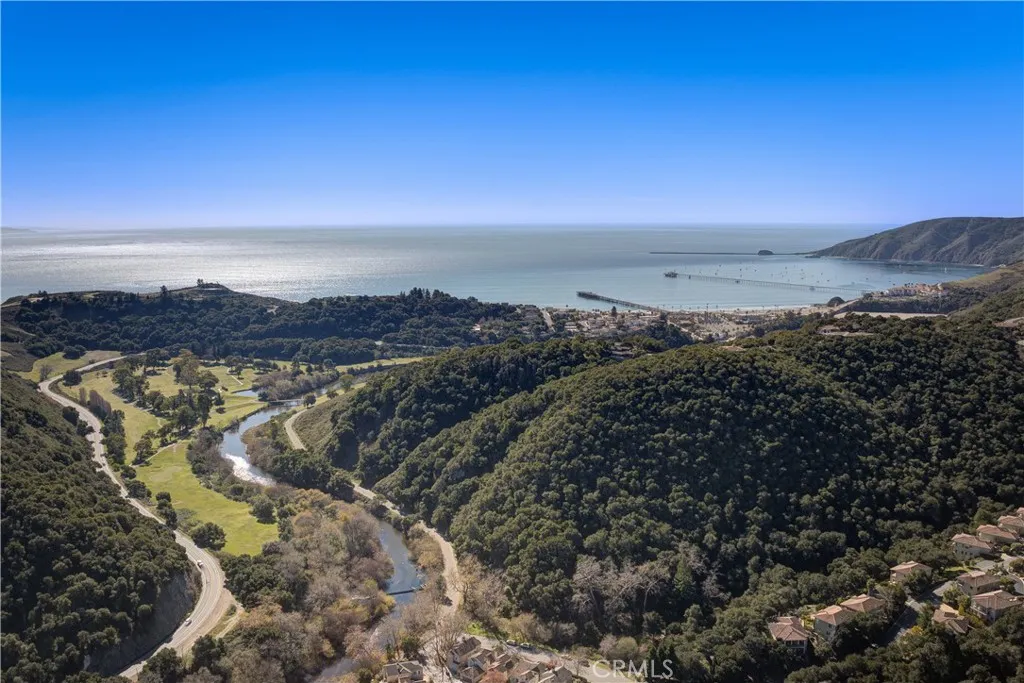 Avila Golf Course, Bob Jones trail along river, View to Harbor