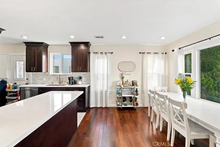 Kitchen and dining area
