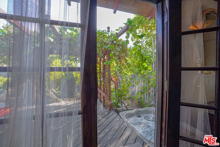 Hot Tub from 2nd Bedroom
