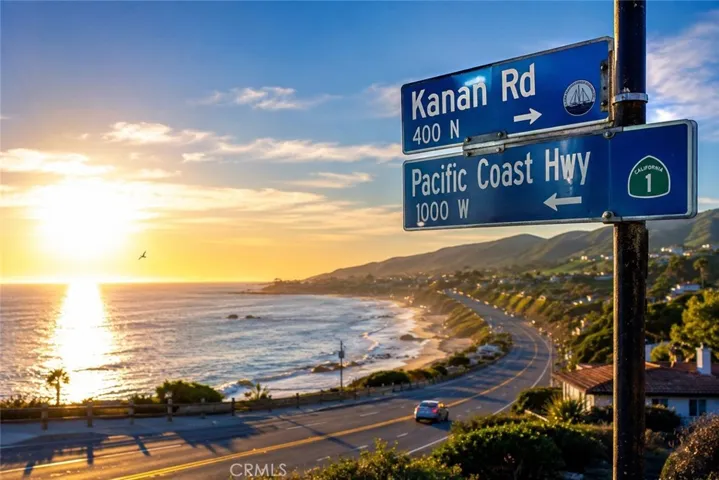 one of CA most scenic drives from Kanan/TO Blvd to Kanan/PCH.  a 20 min drive along Kanan Dune Road.