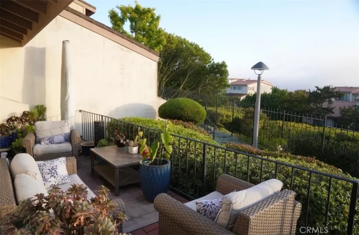 Patio with breathtaking ocean views