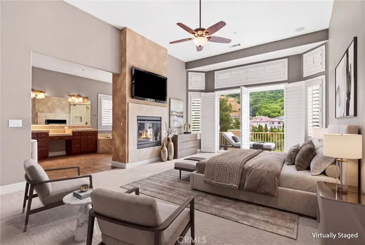 Virtually Staged- Master Bedroom