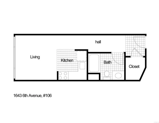 1643 6th Avenue 106, San Diego, California 92101