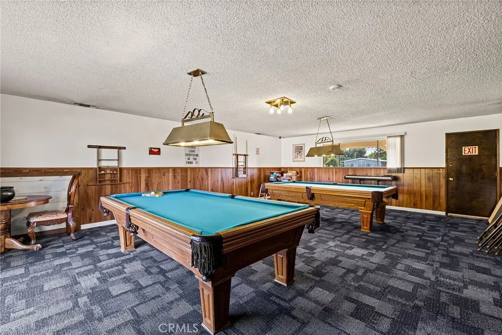 Billiards and game room