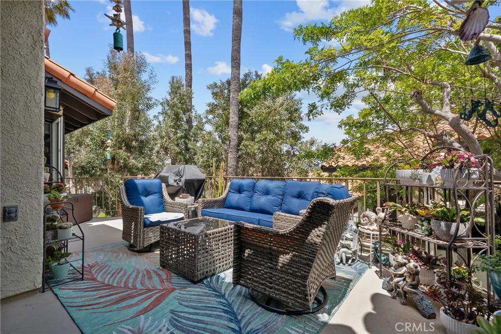 Nice patio off living room
