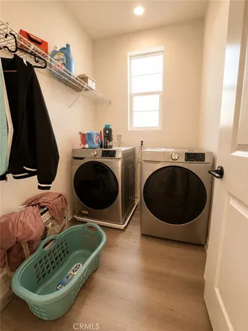 Separate laundry room upstairs