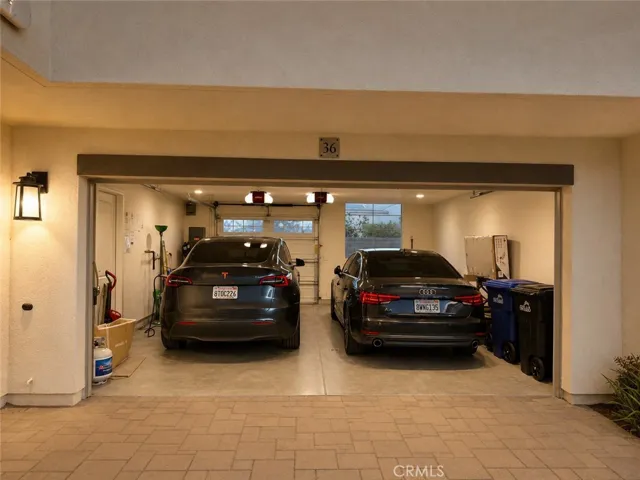 2 car attached garage
