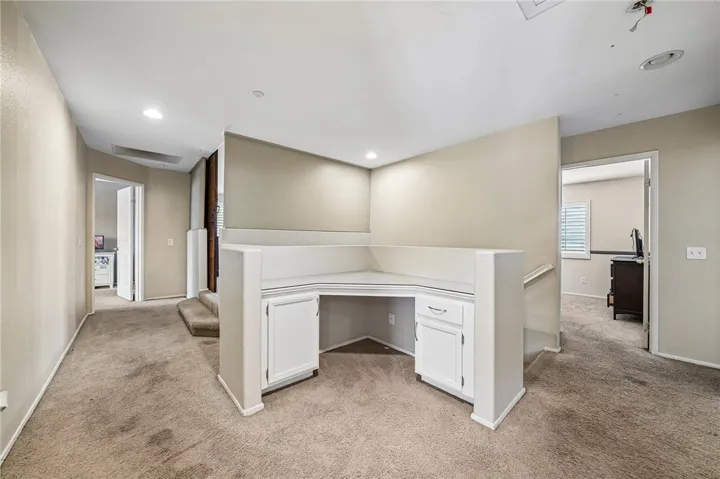 Upstairs Builtin Desk