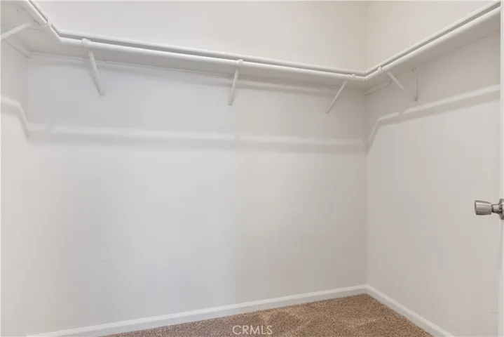 Primary walk in closet